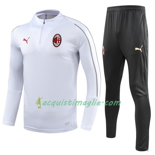 AC Milan Tute Felpe da Allenamento Bianco 2018/2019