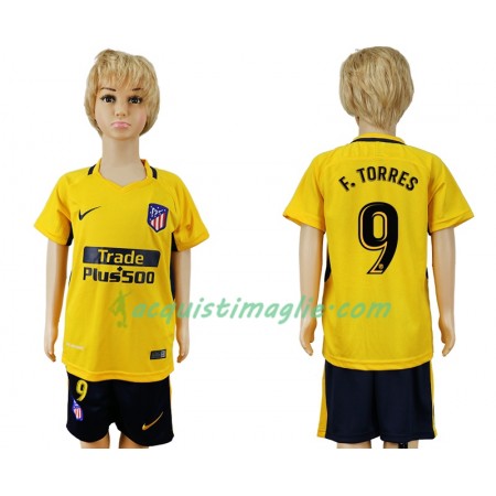 Divisa di Calcio Atlético Madrid Fernando Torres 9 Bambino Trasferta 2018